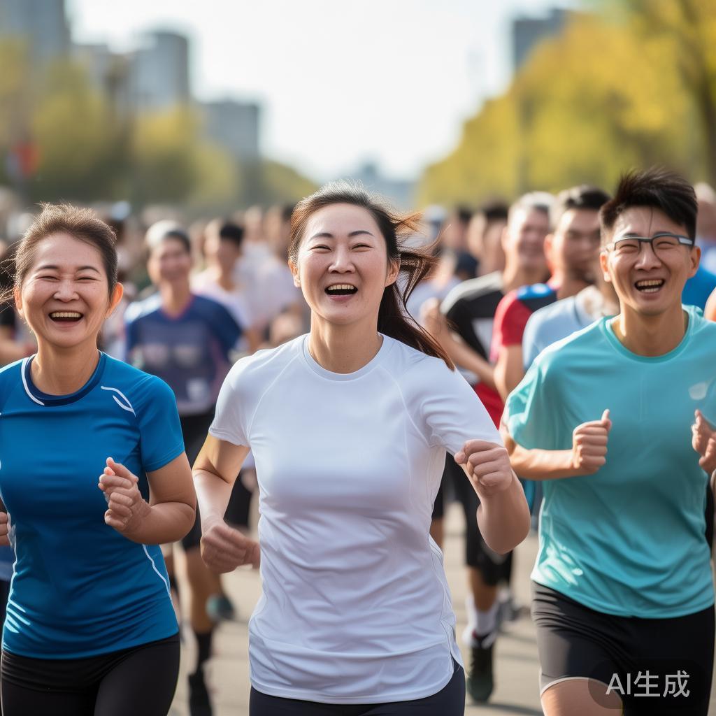 全民参与体育运动，增强身体素质，也培养了坚韧不拔的